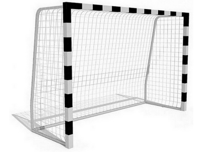 Ворота мини-футбольные (гандбольные) 2х3м свободностоящие с противовесом, без колес (2шт.) - вид 1