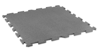 Резиновая плитка EcoStep Puzzle 500х500 (25-37 мм) с рельефным основанием - вид 1