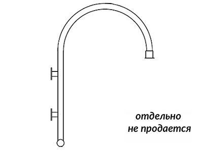 К57.02-А Кронштейн, труба 48*3 мм - вид 1