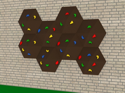 Лаз Шестигранная пирамида объемная (1 элемент) 550.01