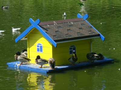 Домик для уток на воде «Hotel»