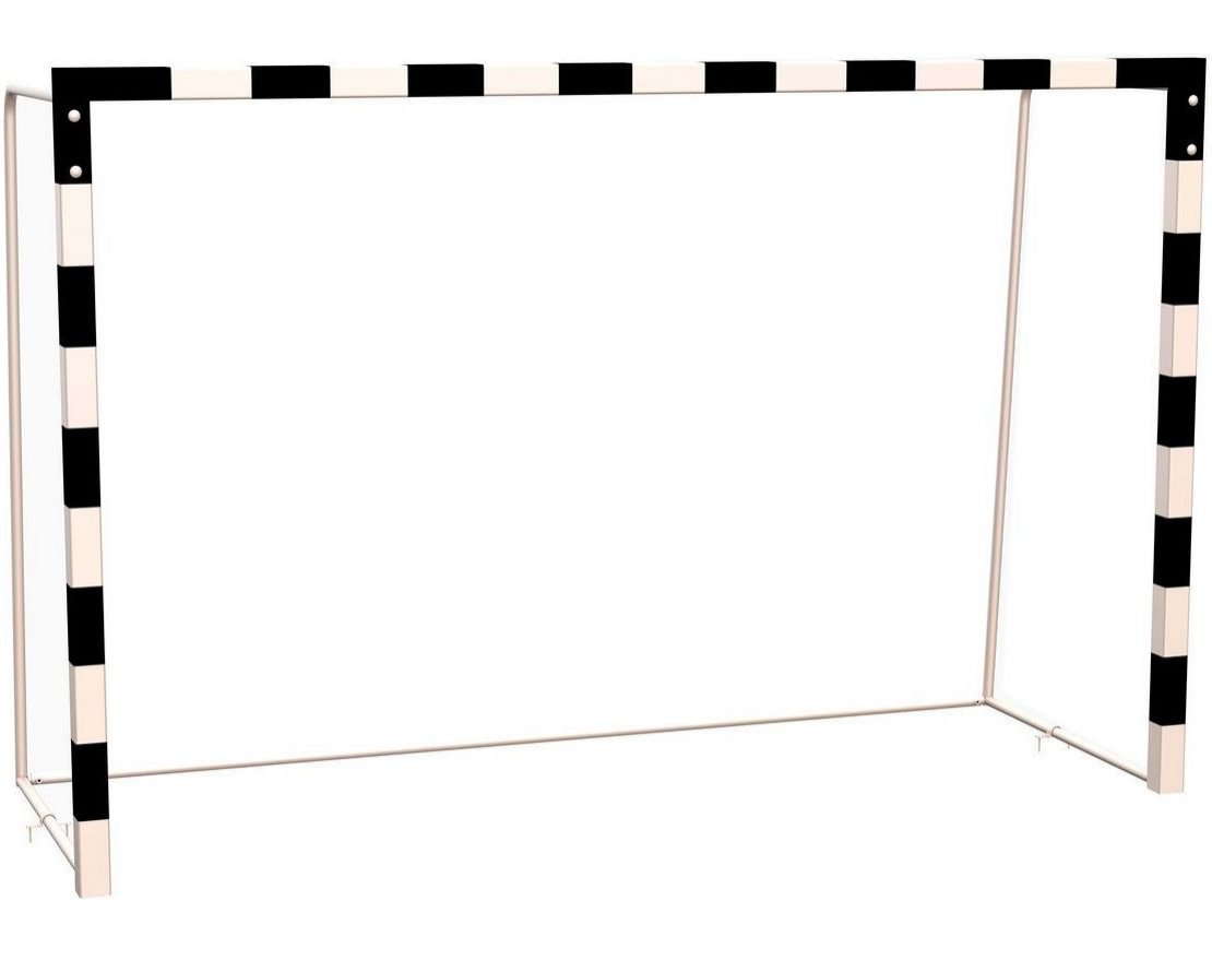 Ворота для мини-футбола гандбола с разметкой, профиль 80х80 мм без сетки